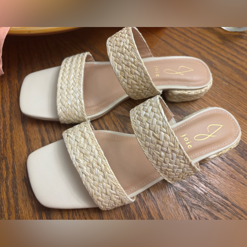 Joie Women's Tan Woven Sandals size 9